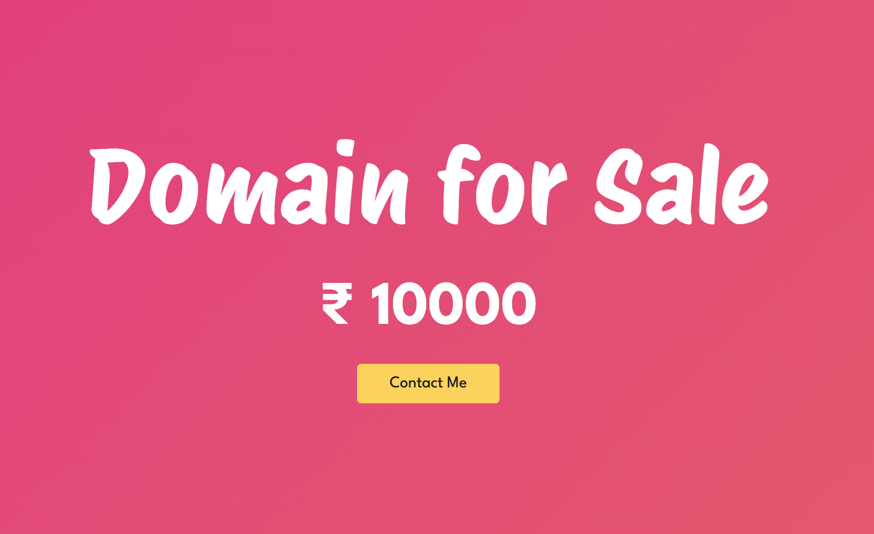Domain for Sale